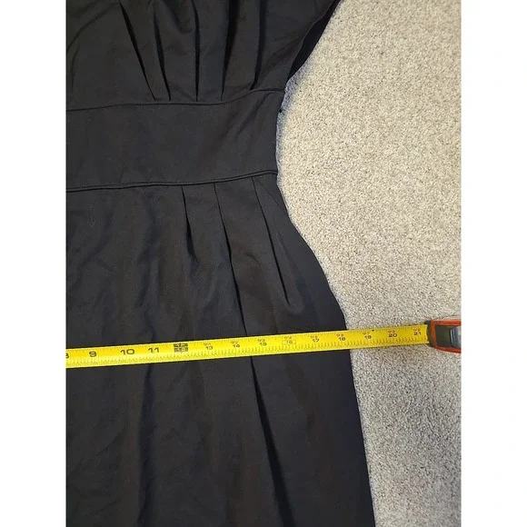 Kenzo Womens Black Front Wrap Knee‎ Length Dress Sz 38 Academia Office Business